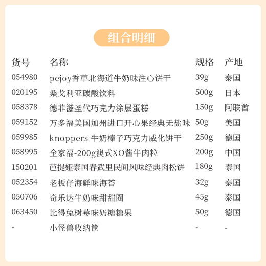 【伴手礼】小怪兽收纳筐伴手礼 颜色随机/054980*020195*058378*059152*063450 商品图2