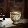 【彼达思】景泰蓝同心同梦心经转心杯100ml 商品缩略图4