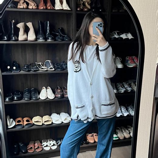 ROMI STUDIO-B【高定系列】慵懒春秋款毛衣开衫M2720 商品图3