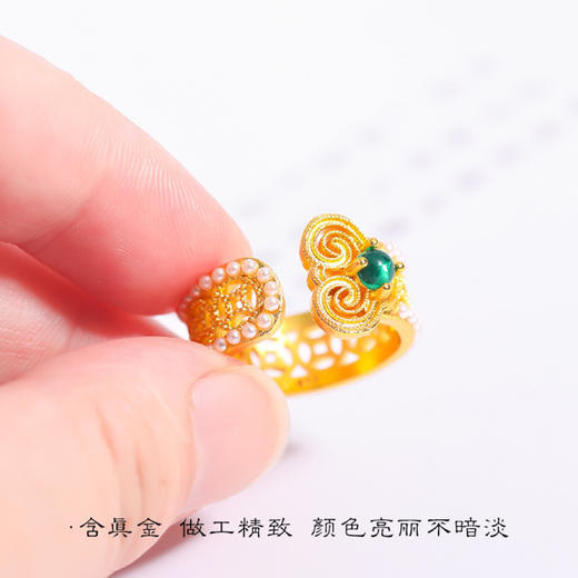 【精美饰品丨合金戒指合集】甄选高品质材料，经精湛抛光工艺多次打磨，线条光滑圆润，质感醇厚古朴，色泽净透雅致，錾刻纹饰细节清晰,整体造型华而不炫,适合多场景佩戴 商品图2