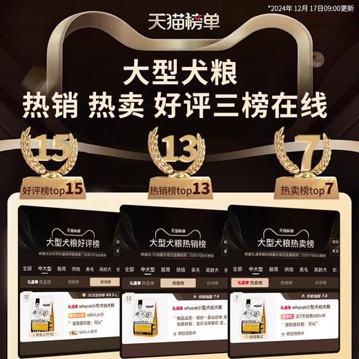 whycat狗粮50g试吃鲜肉无谷 商品图4