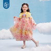 年衣童装女童汉服超仙2025春新款国风唐装连衣裙儿童中式演出服周岁服花团锦兔汉服裙 商品缩略图0