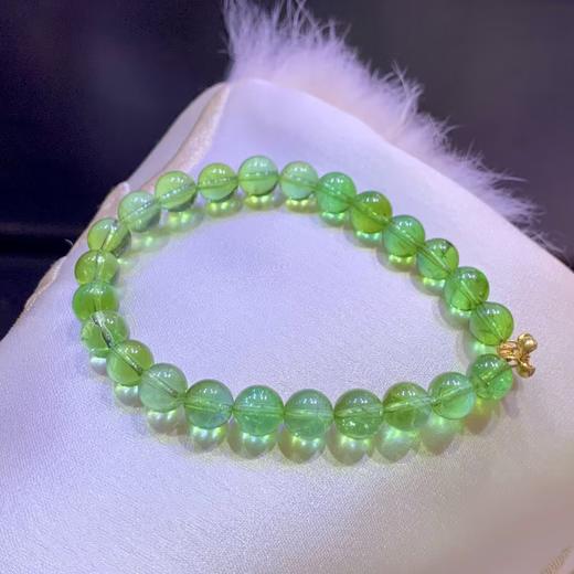 7mm-8mm单圈全色绿碧玺手链 商品图3