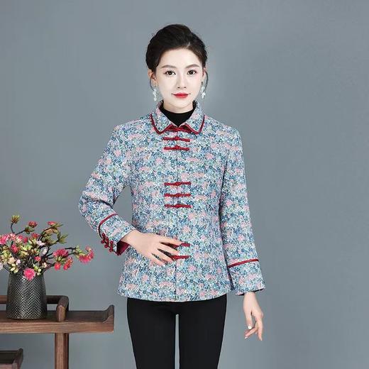 A808唐装棉衣女士冬季新款加厚改良旗袍上衣小棉袄复古中式民族风女装 商品图7