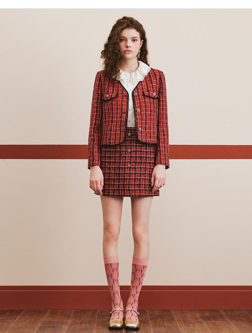 PSALTER诗篇 冬季气质花纱短外套6C33510090 商品图0