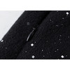 丁摩 黑色亮片半身裙女秋冬款高腰a字毛呢加厚中长款包臀裙子 5ZF-YF6622 商品缩略图3