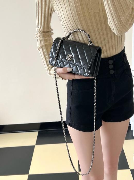 香奈儿23K手柄woc风琴包非常推荐入手的一款包单肩包斜跨包（HH） 商品图7