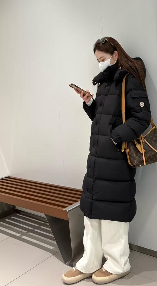 稀缺可遇不可求蒙口Maya长款鹅绒羽绒服男女同款 商品图0