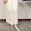 顺丰包邮21941洛诗琳遮胯显瘦百搭流光百褶半身裙女057 商品缩略图3
