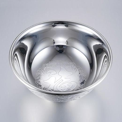 子佩集S999【锦绣年年】碗摆件【FS024】纯银餐具2412 商品图5
