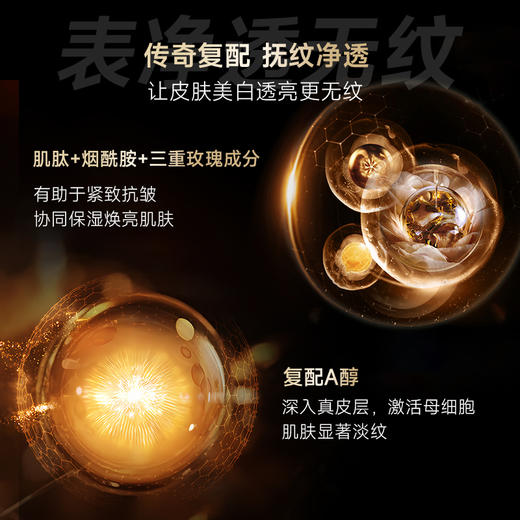 【年终盛典有活动】【积分可兑】名后金玫瑰巅峰抗老礼盒,一套破译衰老内核,日注胶原 夜生胶原 ,专门对抗松垮凹纹暗，实现内嘭外提,表净透无纹！ 商品图5