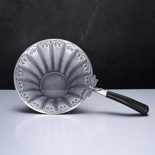 子佩集S999银【蜻蜓掠水】茶漏【ICLAB004】纯银茶具2412 商品图1