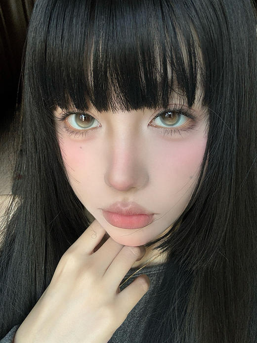 Bollycon旗下雀斑甜甜圈&流星巴斯克｜14.5mm白狮参考着色中大直径 半年抛  2片 商品图10