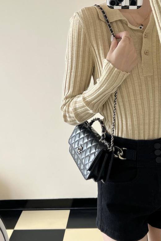 香奈儿23K手柄woc风琴包非常推荐入手的一款包单肩包斜跨包（HH） 商品图6