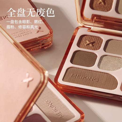 美妆个护-美康粉黛眼影盘多功能一体盘面部综合盘 商品图1