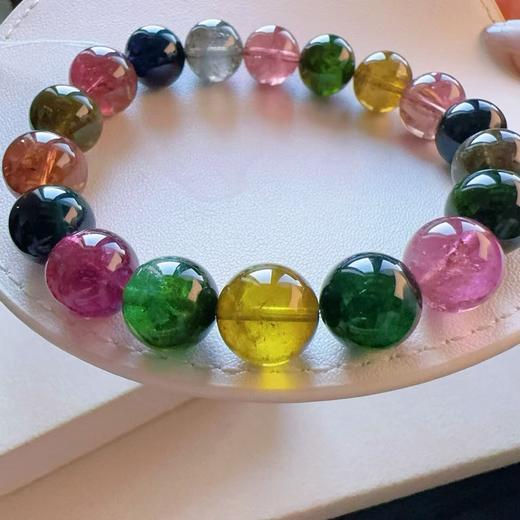 11mm-12mm单圈老矿碧玺手串 商品图2