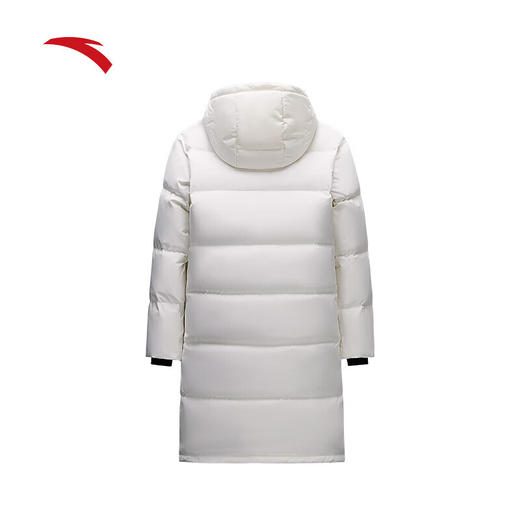 【线上专属价】安踏（ANTA）速暖羽绒服丨中长款防泼水外套女冬季防风保暖棉服162517903 商品图1