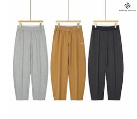 Martine Wester 女士天鹅绒松紧腰长裤11413939 精选天鹅绒针织面料