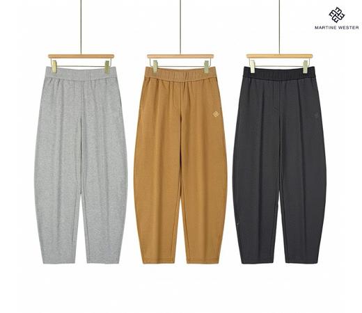Martine Wester 女士天鹅绒松紧腰长裤11413939 精选天鹅绒针织面料 商品图0