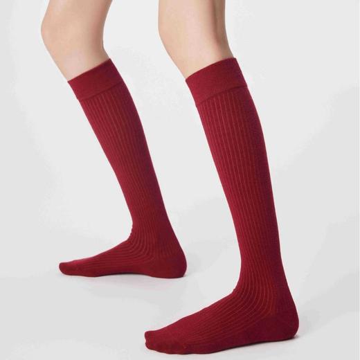 杀疯啦！破价！高品质超细羊毛无骨小腿袜女袜小腿袜袜子坑条纹 商品图0