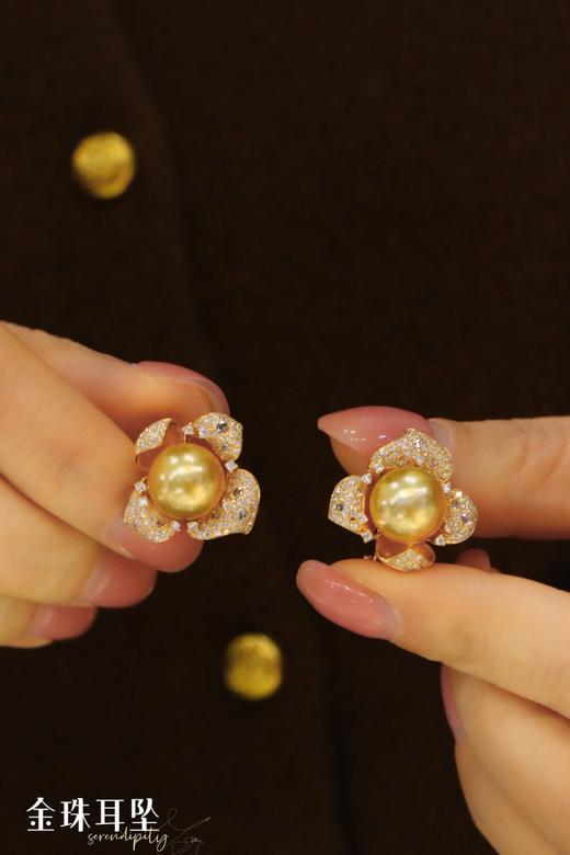 11mm-12mm金珠耳坠 商品图1