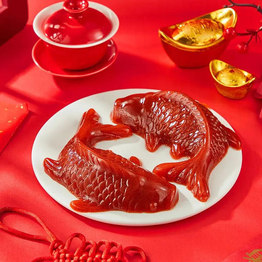 【年年有鱼❗️锦鲤吉庆山楂糕】好看好吃，酸甜解腻，老少皆宜，团圆好礼！山楂鱼京糕吉庆有余年年有鱼酸甜新年蛇年春节年货摆盘解腻年夜饭 商品图2