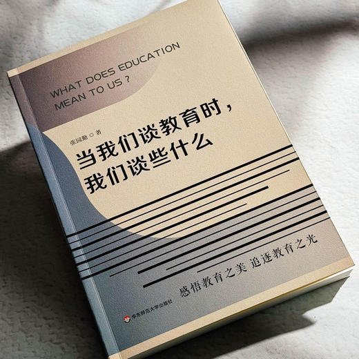 当我们谈教育时 我们谈些什么 张园勤 感悟教育之美 商品图4