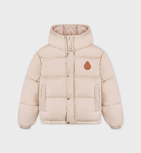 Sporty & Rich - Crown Puffer Jacket - Champagne Tan - 女装 - 夹克 - 香槟色