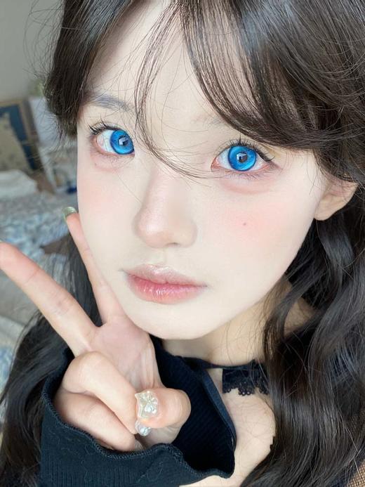 Hot girls（Hotgirl） 半年抛  蔚海蓝光  直径14.2mm着色13.6mm 商品图6