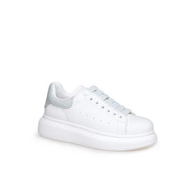 豪麟名鞋奥莱迪嘉女鞋时尚休闲鞋牛皮革DJHJA51WX021银色  原价1960元