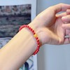 【玲珑·帝王砂蜜蜡手串】敦煌福泽小众帝王砂手链蜜蜡红色国风本命朱砂手串 商品缩略图3