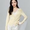 【高货xg】全新升级【铂金会员165/天猫229/差价64】(70648) 洛诗琳假两件针织上衣2025春季新款设计感V领针织开衫女 商品缩略图0
