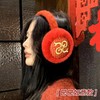 【鸿运当头❗️新年毛绒醒狮帽】春节就要戴新帽，马年秋冬女保暖帽子红色可爱虎头帽卡通龙头雷锋帽年货围巾 商品缩略图3
