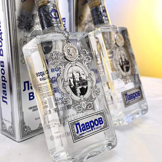拉夫罗夫 伏特加 俄罗斯原瓶进口 40度 750ml 蒸馏酒 洋酒 750mL 6瓶 整箱装 商品图5