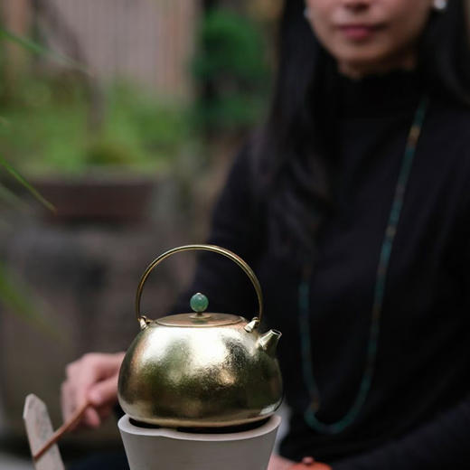 博友制钛望月/观山提梁钛壶 喊亲友围炉煮茶去 商品图4