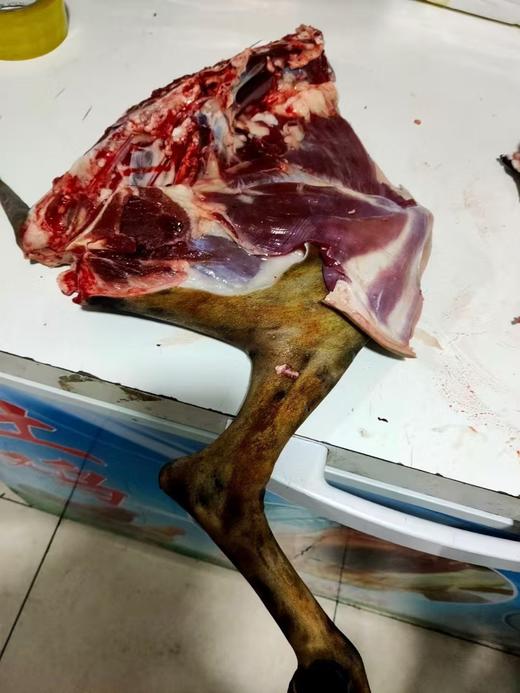 黑山羊肉后腿肉，一腿6斤，多退少补 商品图0