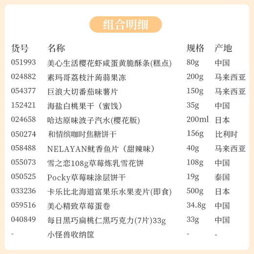 【伴手礼】小怪兽收纳筐伴手礼 颜色随机/051993*054377*152421*024658*059516*040849 商品图2