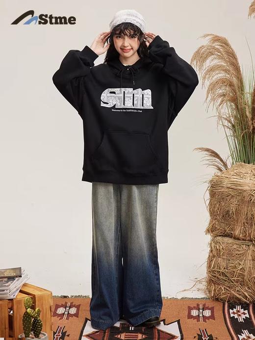 早乙女惠子saotome/STMWY243183/蕾丝贴布绣卫衣 商品图2