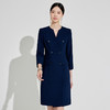 IWY/藏青色职业西装连衣裙女气质干练酒店前台接待商务工作服243017Q1 商品缩略图0