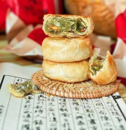 福饼礼盒1盒39.9买2盒再送礼袋普陀山福饼素饼1盒4味传承古方50年观音饼大师手工制作配料表干净送礼自留皆宜基地直邮 商品图2