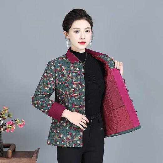 A808唐装棉衣女士冬季新款加厚改良旗袍上衣小棉袄复古中式民族风女装 商品图3