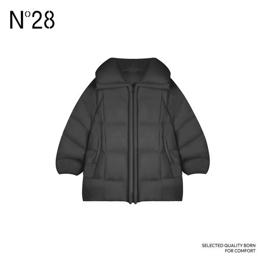 【破价】N°28 冬季轻奢时尚鹅绒服设计感保暖中长款外套 8A51Y228 商品图2
