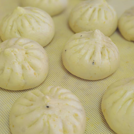 【小额娘】山药芝麻豆沙包/南瓜玉米高菜包/麻油青菜香菇包 （2盒起售周六不发货）） 商品图7