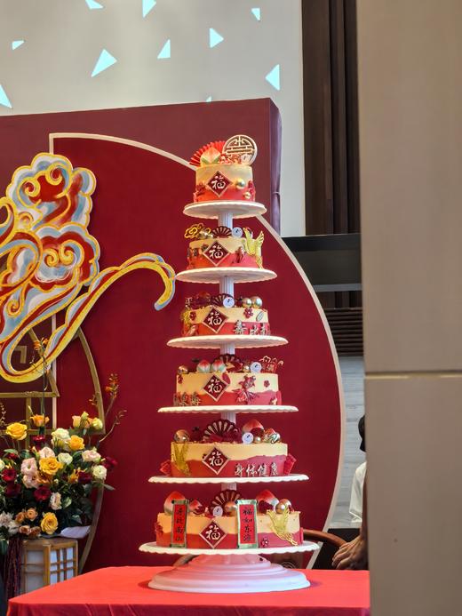 6层祝寿蛋糕 商品图1