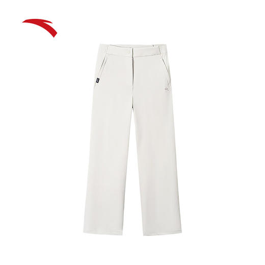 安踏（ANTA）高腰运动长裤女士冬季新款直筒显瘦休闲裤阔腿裤子162517508 商品图3