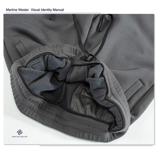 Martine Wester男直脚口抓绒裤11115185； 采用抓绒针织面料 商品图7