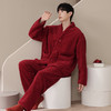丁摩 珊瑚绒情侣睡衣秋冬款结婚新婚套装一男一女冬季本命年长袖家居服5ZF-9013 商品缩略图5