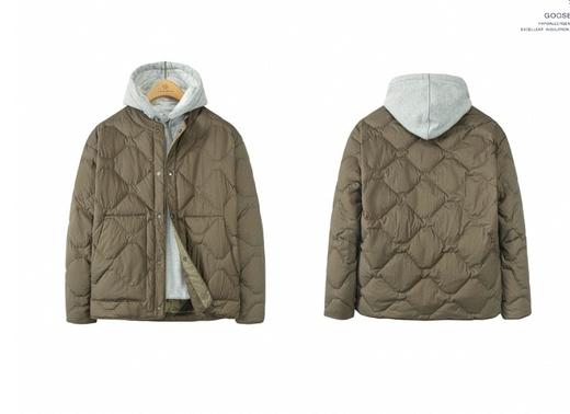 Martine Wester男密可柔轻量面料无领鹅绒服11083816 商品图1