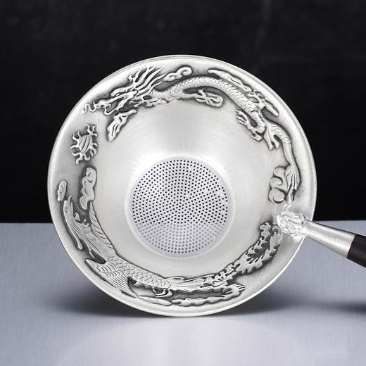 子佩集S999银【水龙吟】茶漏【YMT039】纯银茶具2412 商品图3