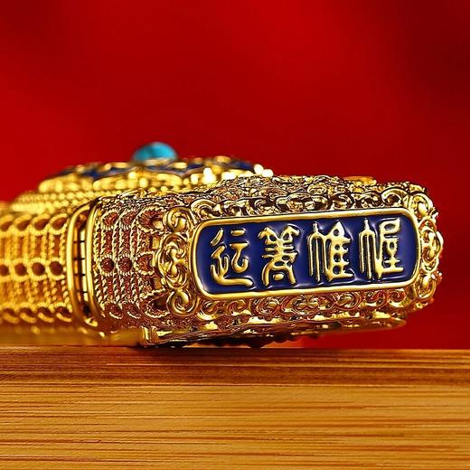 ZIPPO打火机DIY窄机套壳如意小算盘防风男士金色国潮风 JCZ 商品图3